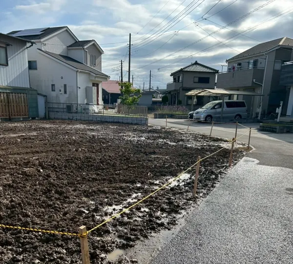 解体・整地後の更地（施工後）